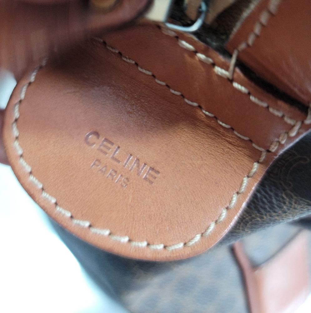 Vintage Celine MacadamLeather Boston Bag - Picture 5 of 10